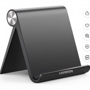 UGREEN Desk Tablet Stand, Adjustable and Durable iPad Holder, Compact FOLDABLE
